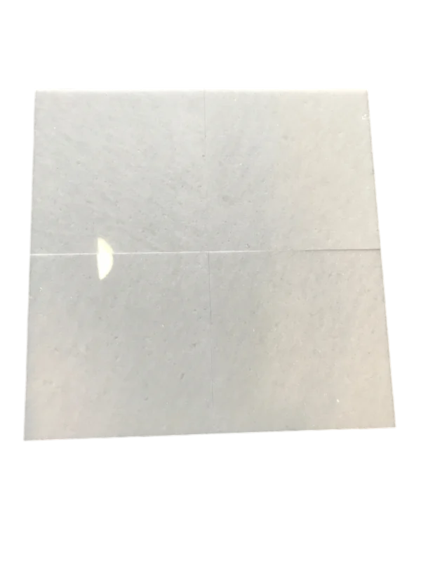 Polar White Marble Tile 24x24 Polished
