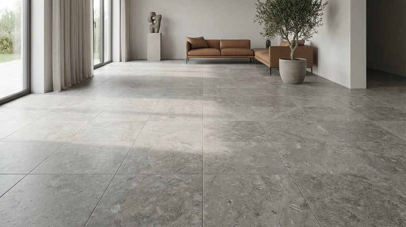 Lagos Blue Azul 24x24 Honed Limestone Tile