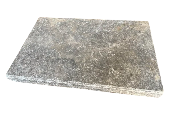 Silver Travertine Coping 16x24  Eased  5 cm