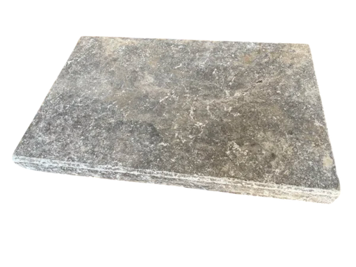 Silver Travertine Coping 16x24  Eased  5 cm