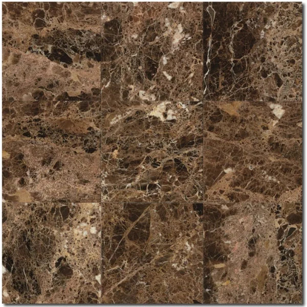 Emperador Dark Marble Tile 24x24 Polished