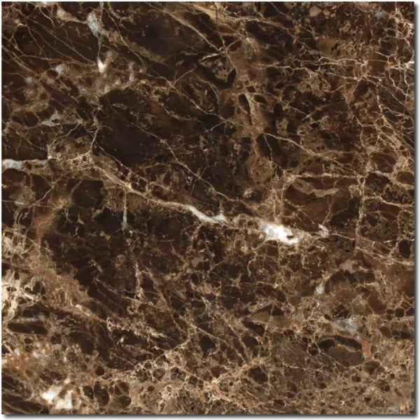 Emperador Dark Marble Tile 24x24 Polished