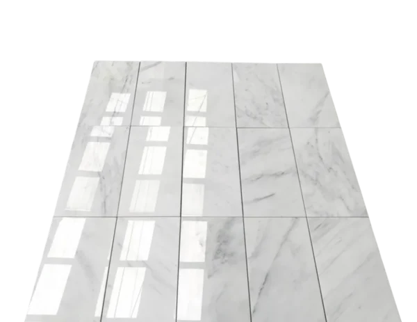 Oriental White Marble Tile 12x24 Polished