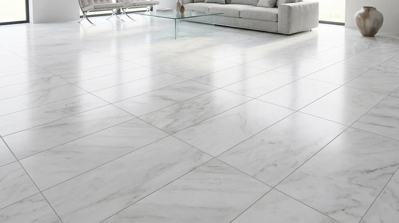 Oriental White Marble Tile 12x24 Polished