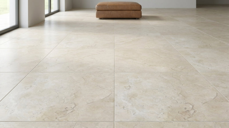 Crema Marfil Select Marble Tile 18x18 Honed