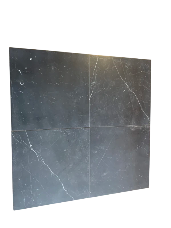 Nero Marquina Marble Tile 12x12 Honed