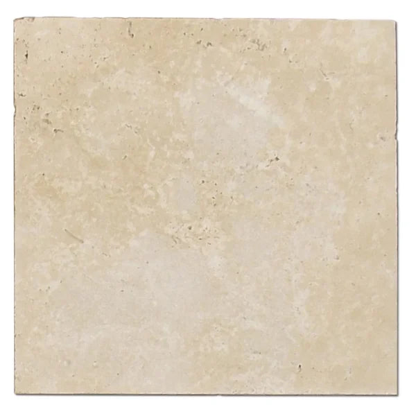 Ivory Travertine Paver 24x24 Tumbled   1.25 inch