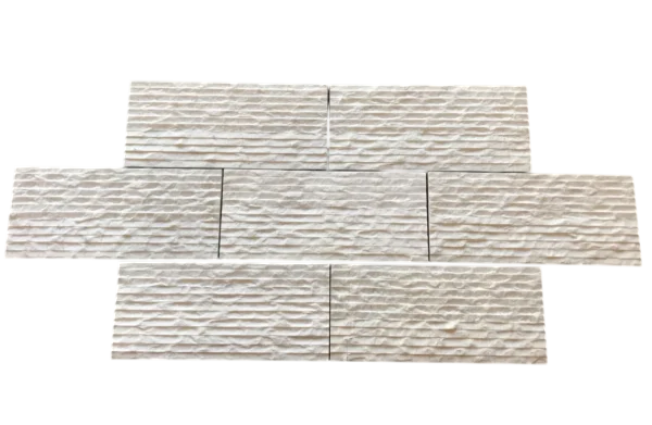 Botticino Marble Veneer 8x18 Splitface