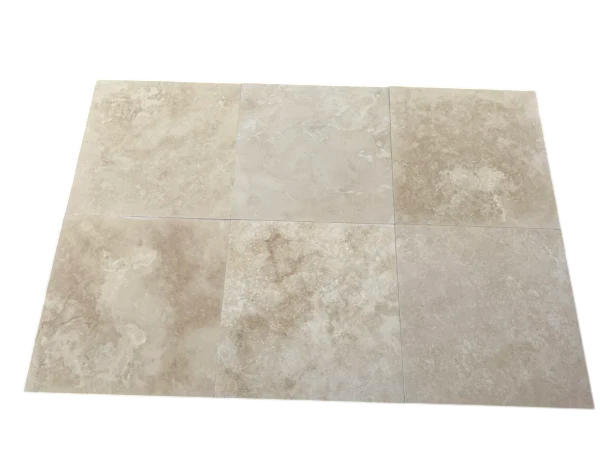 Ivory Travertine Tile 24x24 Tumbled