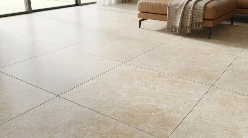 Ivory Travertine Tile 24x24 Tumbled
