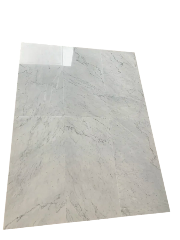 Carrara White Marble Tile 18x36 Polished