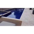 Ivory Travertine Coping 16x24  Bullnose  5 cm