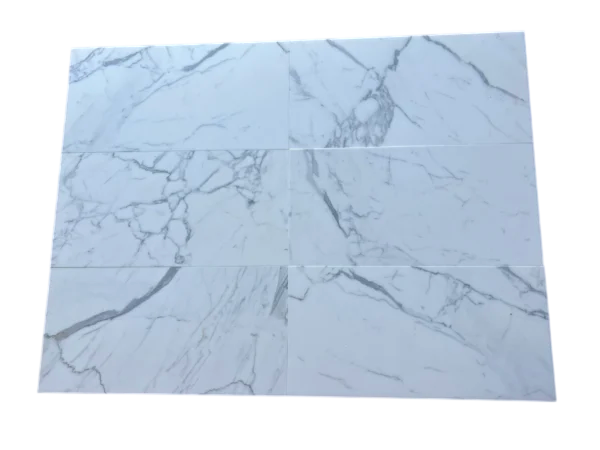Calacatta Gold Marble Tile 12x24 Honed