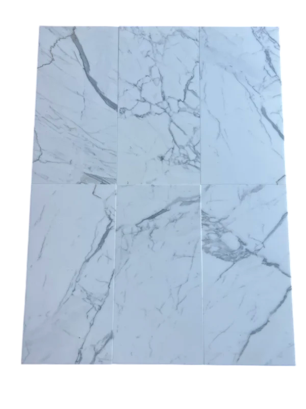 Calacatta Gold Marble Tile 12x24 Honed