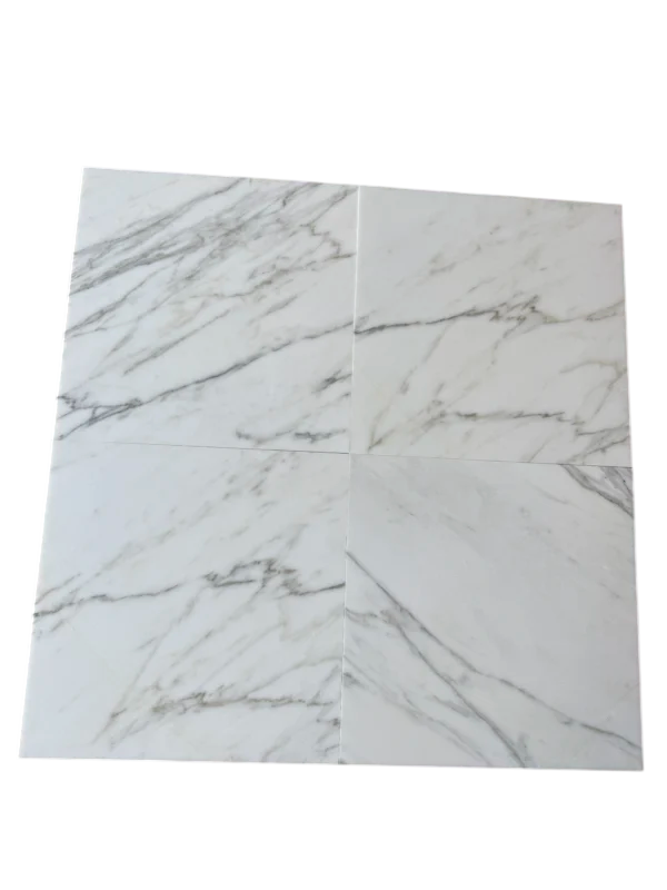 Calacatta Gold Marble Tile 18x18 Honed
