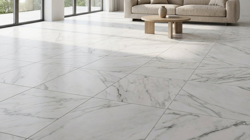 Calacatta Gold Marble Tile 18x18 Honed