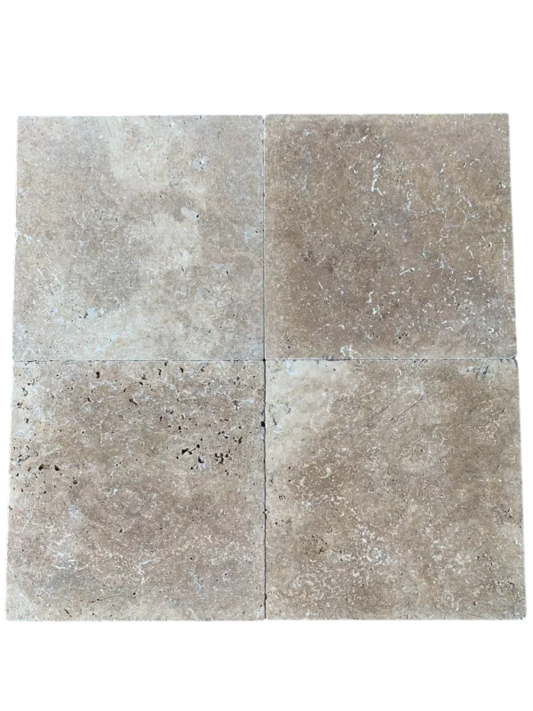 Noce Travertine Tile 18x18 Tumbled