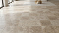 Noce Travertine Tile 18x18 Tumbled