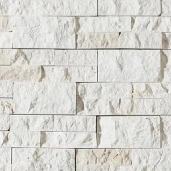 Ivory Travertine Ledger Panel 6x24 Splitface