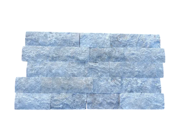 Silver 4x Random Split-Face Travertine Veneer