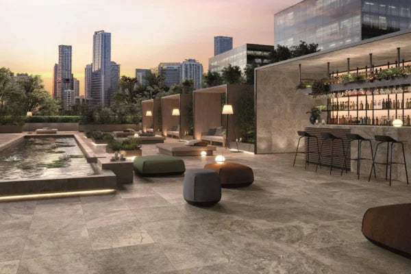 Silver 24x48 Natural Porcelain Paver