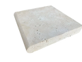 Ivory Travertine Coping 12x12  Bullnose  5 cm