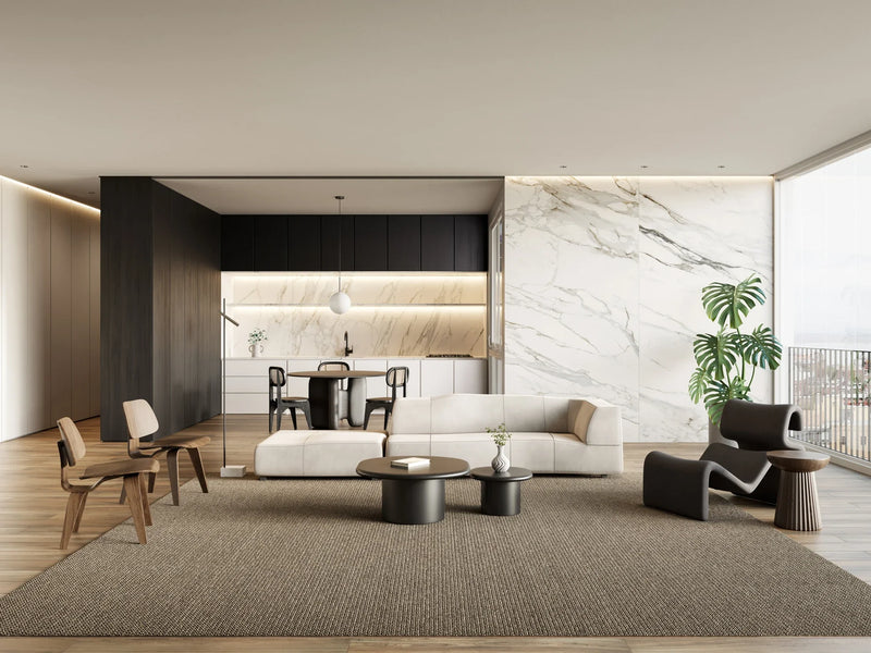 XL Slabs LM Gran Calacata MT 63x126 Matte Porcelain Tile