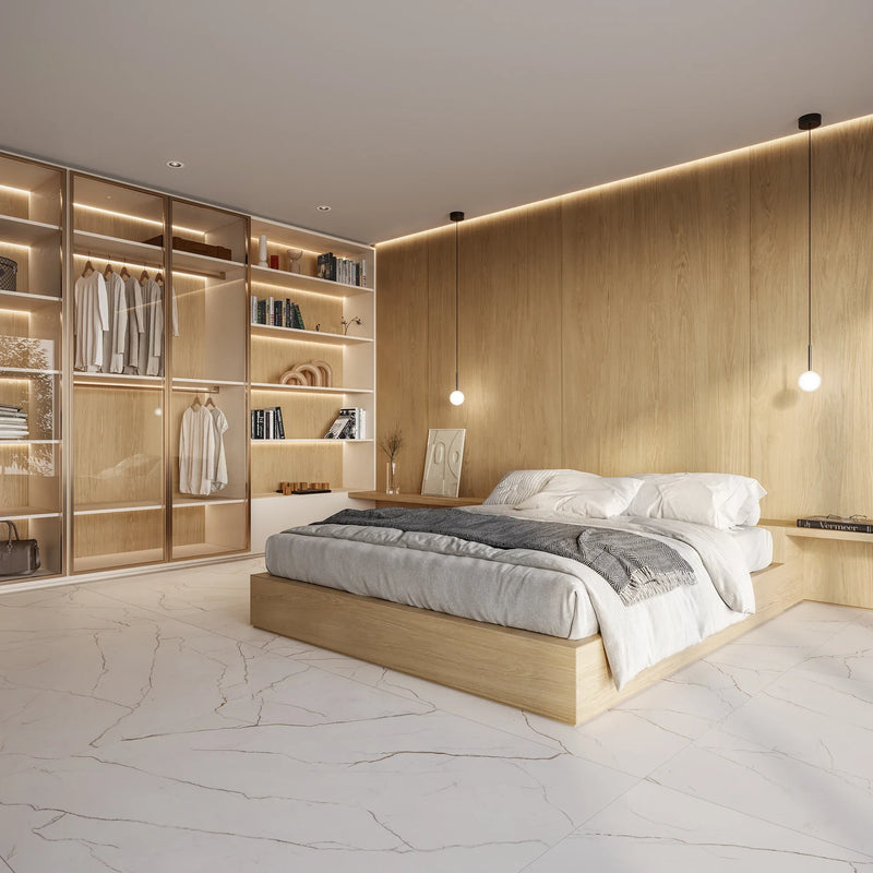 XL Slabs Legno Rovere 48x98 Glazed & Polished Porcelain Tile