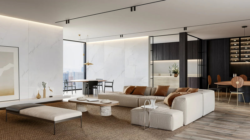 XL Slabs Nuage ST 63x63 Matte Porcelain Tile