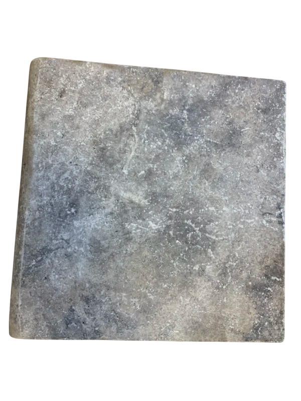 Silver Travertine Coping 12x12  Bullnose  5 cm