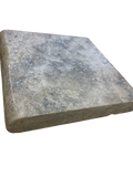 Silver Travertine Coping 12x12  Bullnose  5 cm