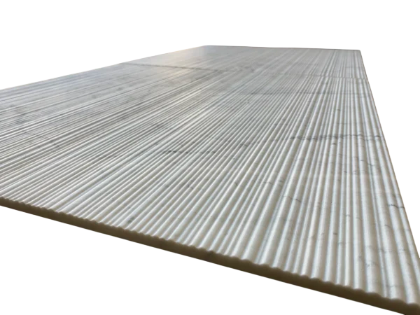 Carrara Bamboo White Marble Tile 12x24