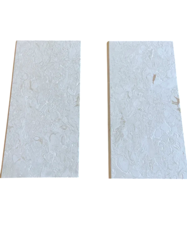 Cardinal Beige Limestone Coping 12x24 Tumbled Bullnose  3 cm