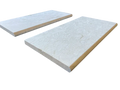Cardinal Beige Limestone Coping 12x24 Tumbled Bullnose  3 cm