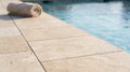 Ivory Travertine Coping 16x24  Eased  5 cm