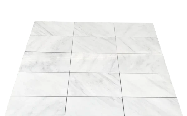 Oriental White Marble Tile 12x24 Honed
