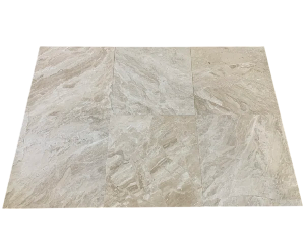 Breccia Bianco Marble Tile 24x24 Honed