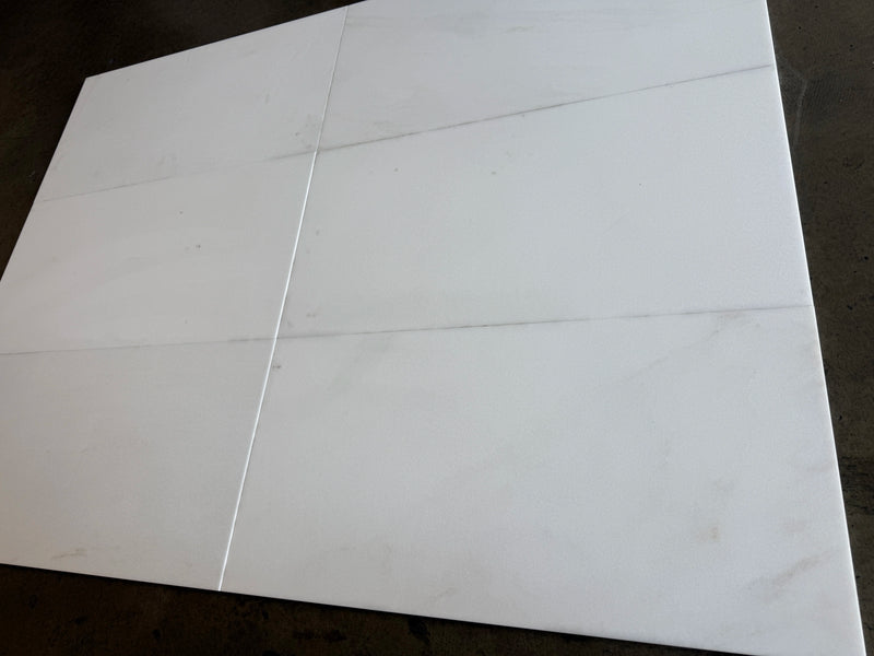 Thassos CLASSIC White Honed 12x24 Marble Tile
