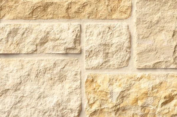 Chateaux Cream 4-6-8 Splitface Limestone Corner Veneer
