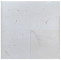 Close-up of Desert Sand Limestone Filled, Honed & Straight Edge 24 x 24 x 1/2 Cross Cut Tile, in Desert Sand tones.