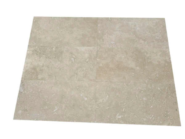 Ivory Cross-Cut 18x36 Honed Travertine Tile