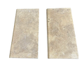 Walnut Bullnose Tumbled 12x24 2" Travertine Pool Coping
