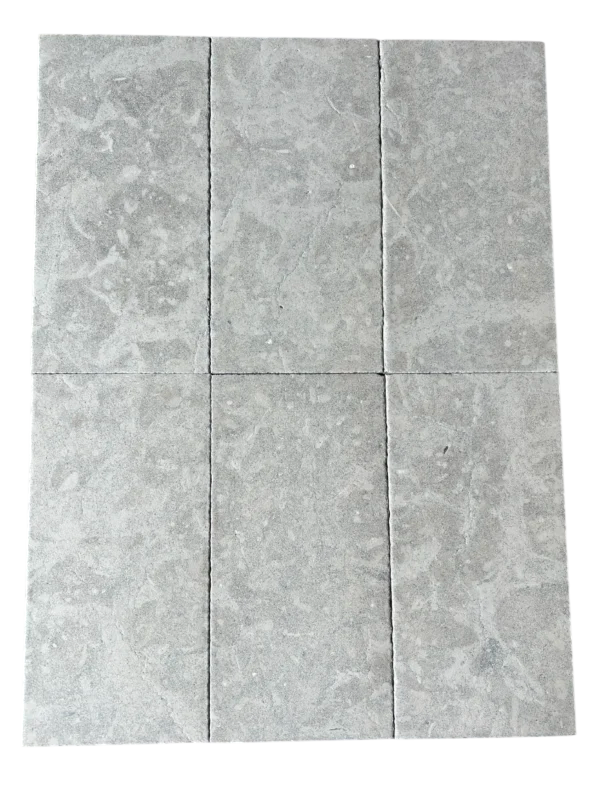 Graphite Antique Chiseled 12x24 Limestone Tile