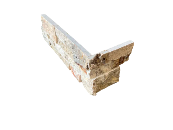 Scabos Travertine 6x18x6 3/4" Ledger Corner