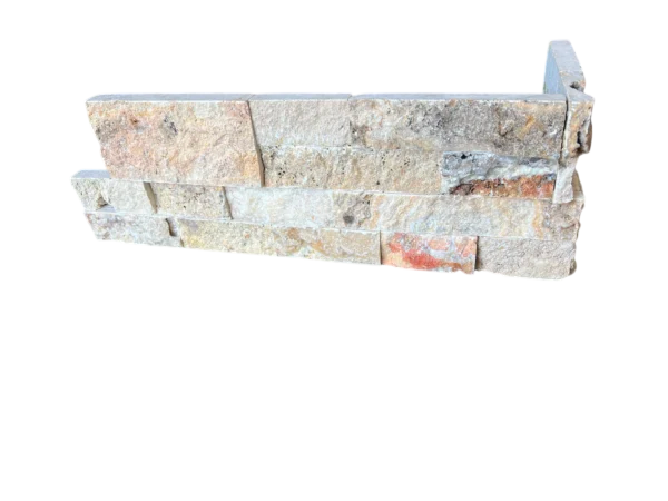 Scabos Travertine 6x18x6 3/4" Ledger Corner
