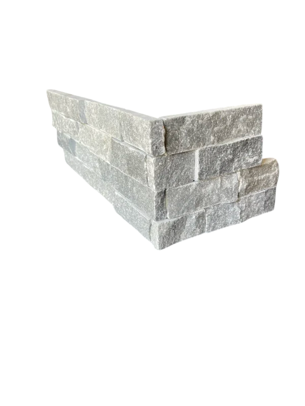 Blue Stone Marble Ledger Corner 6x24 Splitface