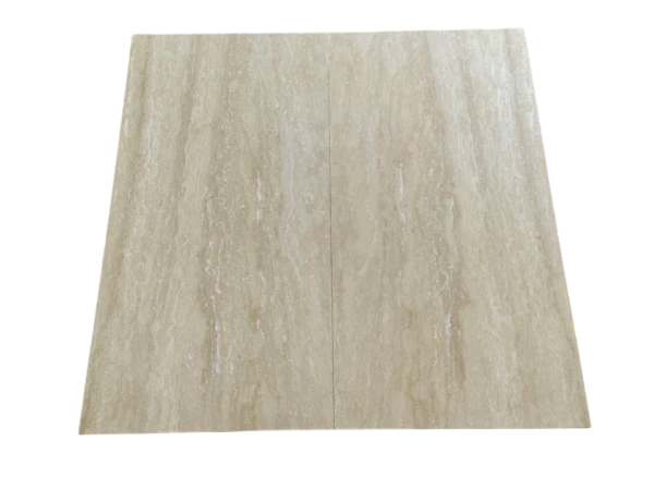 Ivory Vein Cut 18x36 Honed Travertine Tile