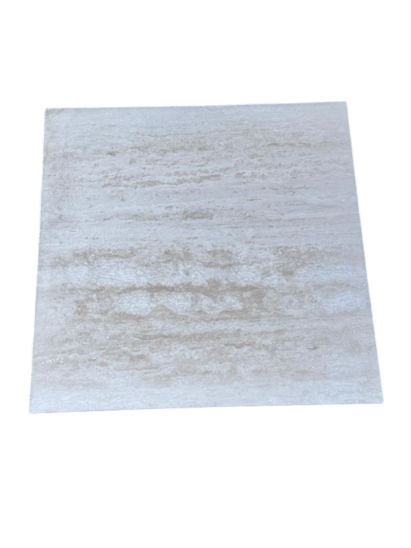 Ivory Vein Cut 24x24 Honed Travertine Tile