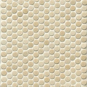 360 Beige 3/4 Penny Rounds 12x12 Matte Marble Mosaic