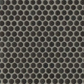 360 Charcoal 3/4 Matte 12x12 Penny Rounds Glass Mosaic